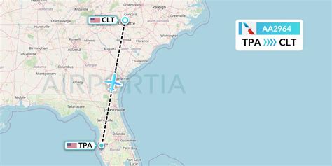 Aa2964 Flight Status American Airlines Tampa To Charlotte Aal2964