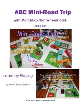 Abc Mini Road Trip With Matchbox Cars By Artistic Brainy Creations