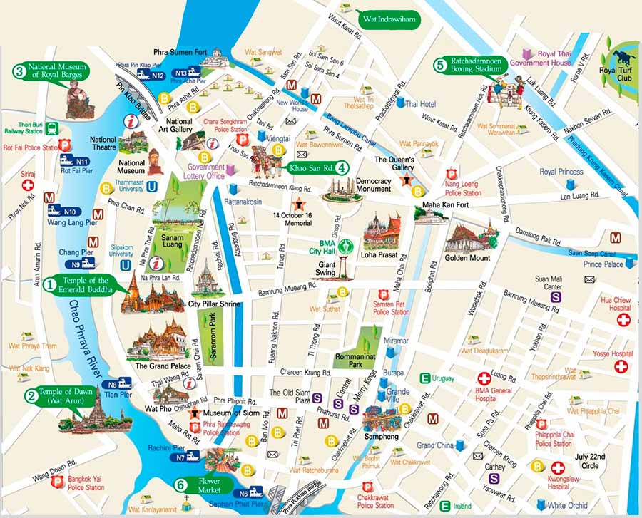 About Bts Bangkok Thailand Airport Map Detail Bangkok Travel Map For