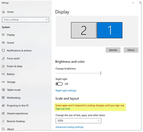 Adjusting Windows Scaling Setting Systemweaver