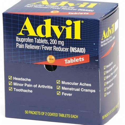 Advil Pain Relief Tablet 200Mg Size Pk100 015489 1 Fred Meyer