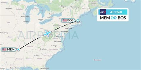 Af2260 Flight Status Air France Memphis To Boston Afr2260