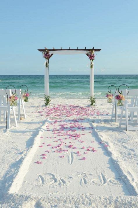 Affordable Beach Weddings Destin Beach Weddings Beach Wedding Aisles Beach Wedding