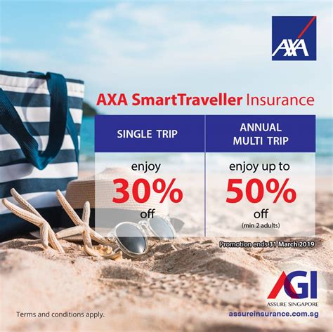 Agi Apr 2019 Axa Travel Insurance Promotion Assure General Insurance