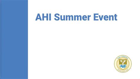 Ahi Travel 2023 Summer Event Youtube