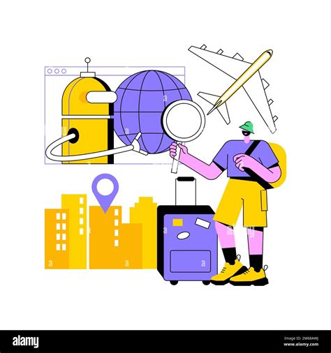 Ai In Travel And Transportation Abstract Concept Vector Illustration