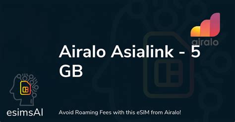 Airalo Asialink 5 Gb Esim From Airalo Esims Ai