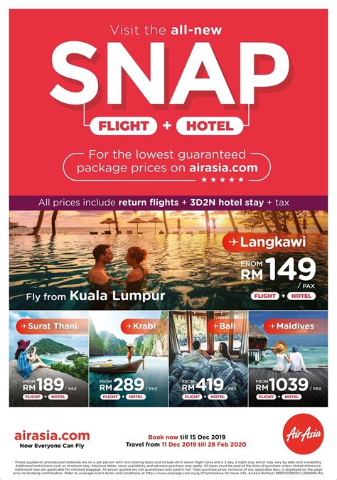 Airasia Com Offers Best Value For Money Flight Hotel Packages With