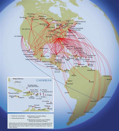 Airline Timetables Delta Air Lines 2009