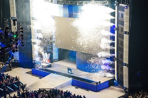 Aj Styles Entrance Is Amazing In Person Here S A Shot I Took At Raw