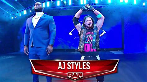 Aj Styles Entrance Raw Oct 26 2020 1080P Hd Youtube