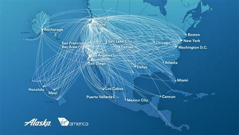 Alaska Airlines Printable Route Map Printable Maps