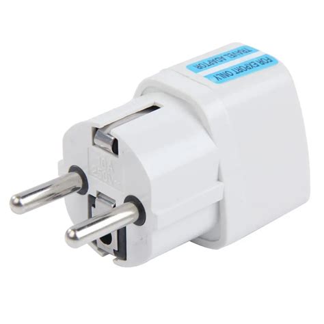 Aliexpress Com Buy Ces White Travel Plug Travel Adapter Us Uk To Eu