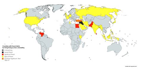 All Current Travel Alerts From Hong Kong R Mapporn