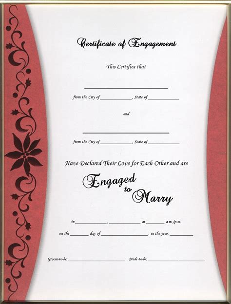 All Engagement Certificates Main Page