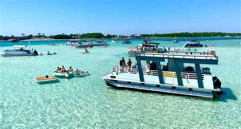 All Inclusive Captained Pontoon Charter In Destin For Up To 16 Passengers Tripshock