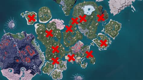 All Palworld Skill Fruit Tree Locations Including Maps And Fast Travel Points