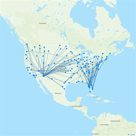 Allegiant Air Destinations Map