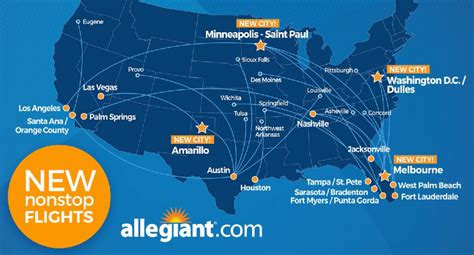 Allegiant Flight Destinations