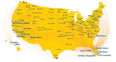 Allegiant Route Map World Map 07