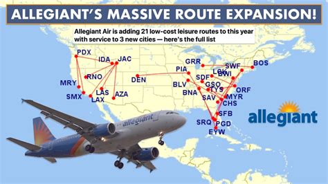 Allegiant Travel Map Besttravels Org