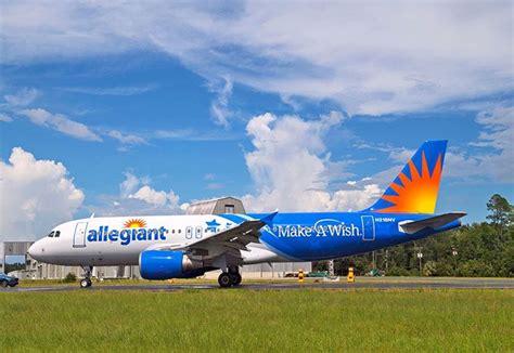 Allegiant Unveils Aircraft Featuring Unique Make A Wish Livery