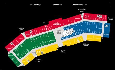 Allen Outlet Mall Stores Map Paul Smith