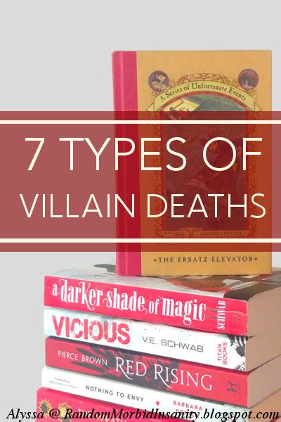 Alyssa Carlier The Devil Orders Takeout 7 Types Of Villain Deaths