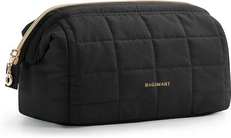 Amazon Com Bagsmart Makeup Bag Travel Cosmetic Bag Puffy Padded Make