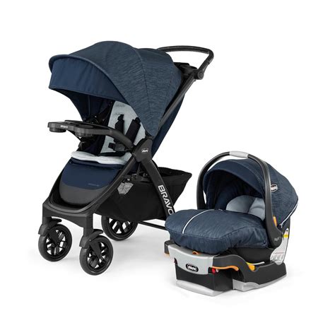 Amazon Com Chicco Bravo Trio Travel System Ava Grey Baby