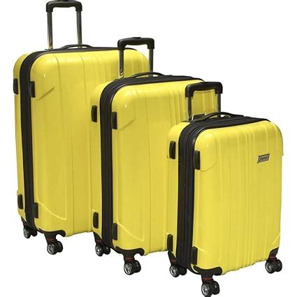 Amazon Com Coleman Luggage Sedona 3 Piece Exp Hardside Spinner