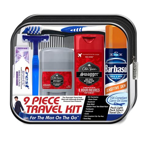 Amazon Com Convenience Kits International Men S Deluxe 9 Piece Kit