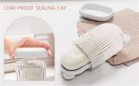 Amazon Com Doter Travel Soap Container Soap Bar Holder With Lid