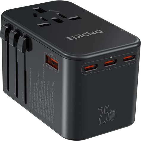 Amazon Com Epicka Universal Travel Adapter Gan International Plug