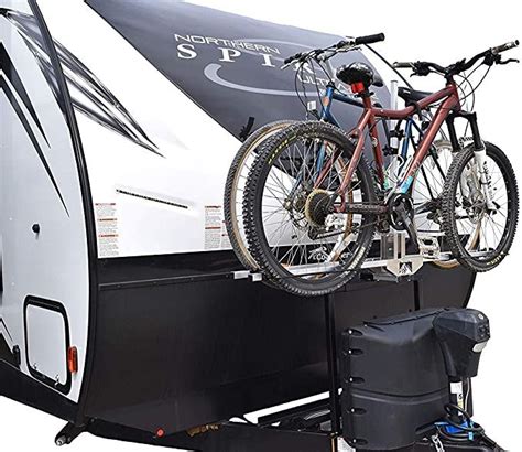 Amazon Com Futura Gp Rv Bike Rack For Travel Trailer Tongue A Frame Bike Rack Bike Hitch Mount