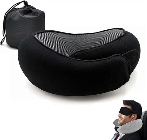 Amazon Com Honitty Travel Neck Pillow Memory Foam Airplane Travel