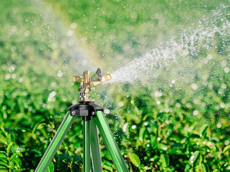 Amazon Com Hourleey Extra Tall Lawn Sprinklers Tripod Sprinkler With