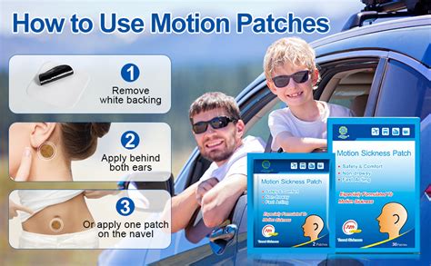 Amazon Com Kongdy 30 Counts Motion Sickness Patches Non Drowsy Sea Sick Patches For Boat Rides