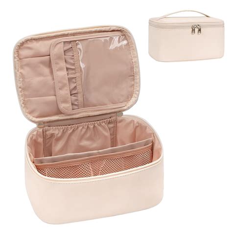 Amazon Com Large Capacity Travel Cosmetic Bag Portable Makeup Bags