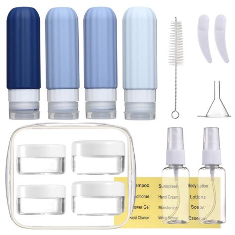 Amazon Com Mrsdry 16 Pack Travel Bottles Set For Toiletries Leakproof