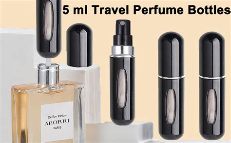 Amazon Com Ryanste 4 Pcs Refillable Perfume Bottle 5 Ml Mini Travel