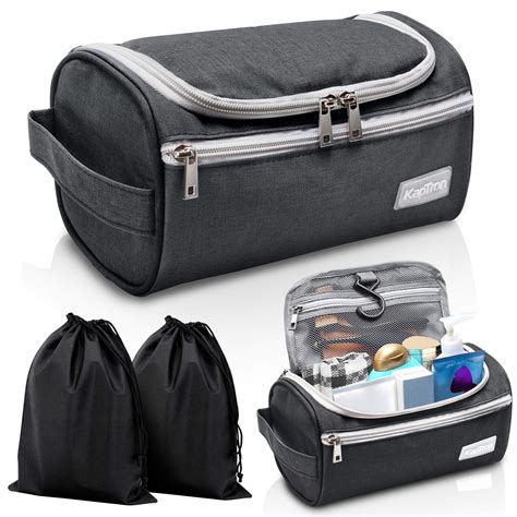 Amazon Com Travel Toiletry Bag Small Portable Hanging Cosmetic