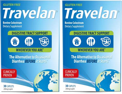 Amazon Com Travelan Anti Diarrhea Travel Medicine For Gas Relief