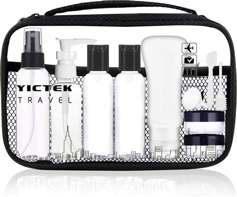 Amazon Com Yictek Empty Travel Bottles Containers For Toiletries Tsa