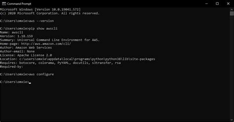 Amazon Web Services Aws Configure Issue On Windows Cmd Stack Overflow