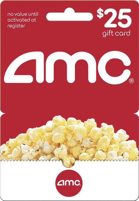 Amc Theatres 25 Gift Card Amc Gift Card 25 Best Buy