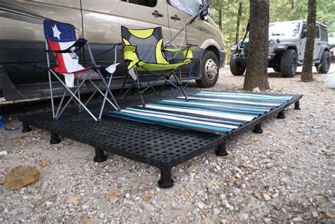 America S Largest Rv Show Portable Patio Deck Kit Travel Easy Decks