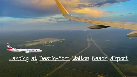 American Airlines A319 Landing At Destin Fort Walton Beach Airport Vps