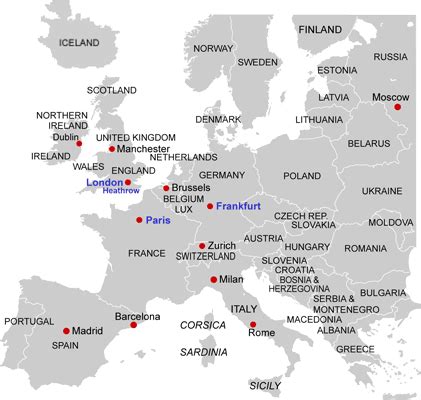 American Airlines Route Map Europe Map Vector