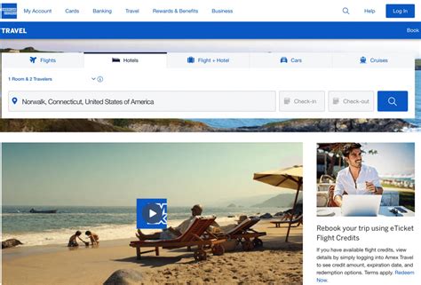 American Express Travel Portal How To Book Hotels Flights And More